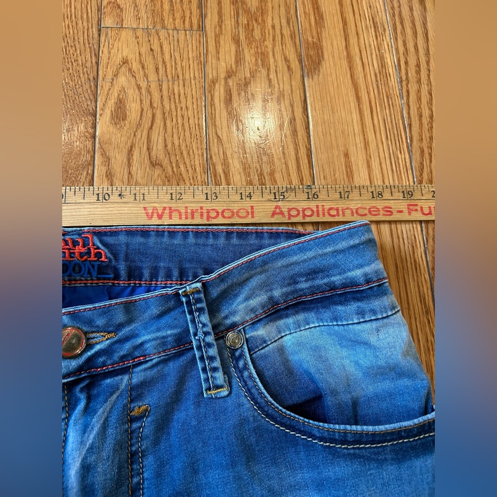 Paul Smith Jeans Pants Mens Straight Leg Jeans Blue Size 36 Lightweight - Picture 7 of 12